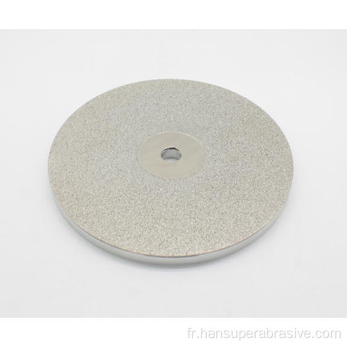 Diamant en verre en céramique en porcelaine lapidaire à recouvrement plat Facet standard